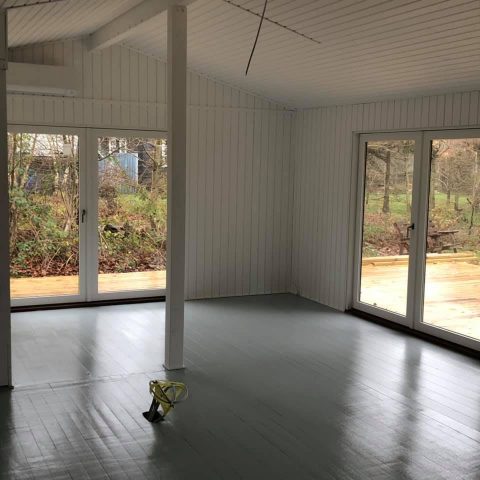 Maling af trægulv 11